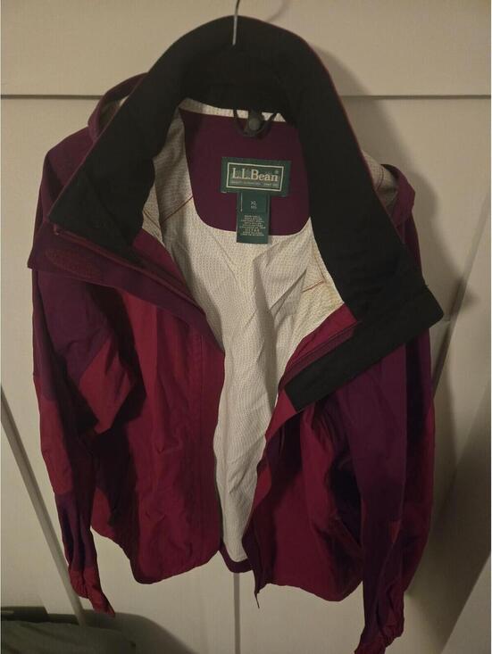 L.L. Bean Jackets & Blazers - L.L. Bean Women's Weatherproof Hiking Jacket Maroon XL